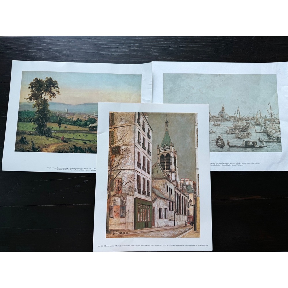 Set of Three European Prints